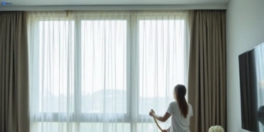 Delicate sheer drape cleaning lidcombe-nsw Matty Curtain Cleaning